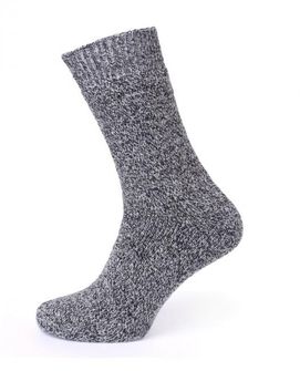 Norwegian socks of sheep wool, gray, 3 pairs
