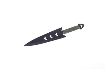 Throwing knives military, 16cm, 3 pieces, black
