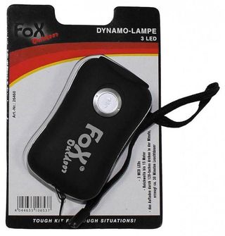 FOX Dynamo Flashlight 3 x LED white