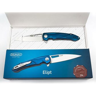 Mikov knife Elipt D2 with fuse and clip, 21.5 cm