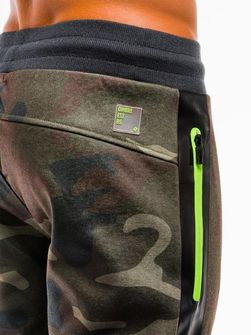 Ombre Men&#039;s camouflage tracksues P657, Green Camo