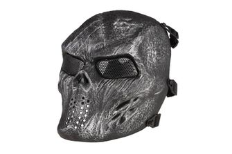 Gfc airsoft tactical mask Skull, silver