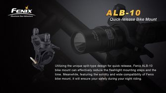 FENIX ALB-10 holder for bike luminaires