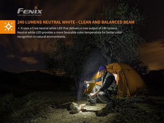 Fenix ​​headlamp HM23, 240 lumen