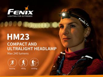 Fenix ​​headlamp HM23, 240 lumen