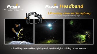 Fenix ​​strap for the use of a luminaire as a headlamp