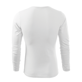 DRAGOWA FIT-T T-shirt with Long Sleeve Czech Big Character, White 160g/m2