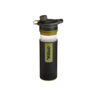 Gray geopress filter bottle, Camoblack