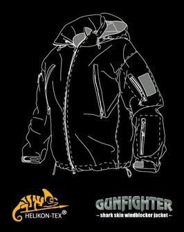 Helikon-Tex Gunfighter water and windproof jacket shadow gray