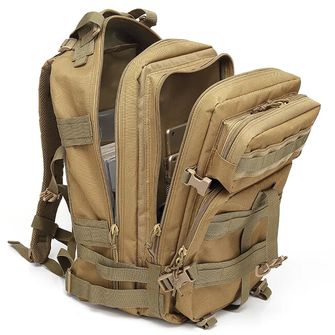 Dragowa Tactical waterproof tactical backpack 45L, khaki