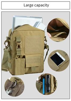 Dragowa Tactical shoulder bag 4L, green