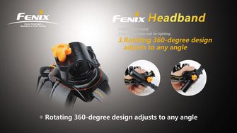 Fenix ​​strap for the use of a luminaire as a headlamp