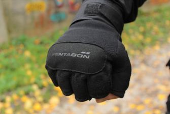 Pentagon duty mechanic gloves without fingers 1/2, olive