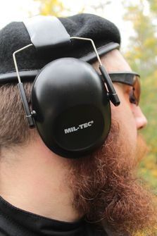 Mil-tec headphones against noise, black