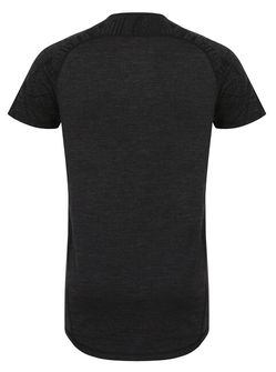 Husky merino thermal underwear men&#039;s shirt with short sleeves black