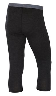 Husky merino thermal underwear men&#039;s 3/4 pants black