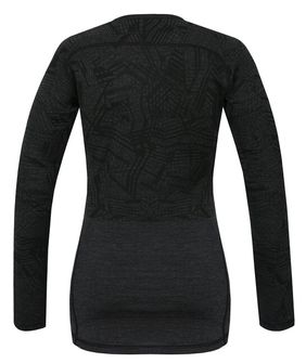 Husky merino thermal underwear women&#039;s t -shirt with long sleeves black