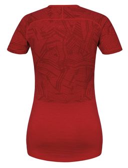 Husky merino thermal underweight women&#039;s t -shirt with short sleeves red