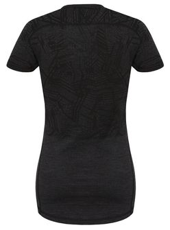 Husky merino thermal underweight women&#039;s t -shirt with short sleeves black