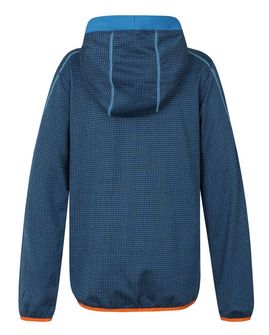 Husky baby sweatshirt with hood artic zip to dark blue/blue