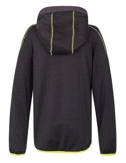 Husky baby sweatshirt with hood artic zip to black/dark gray