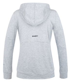Husky women&#039;s sweatshirt with hood Alony light gray