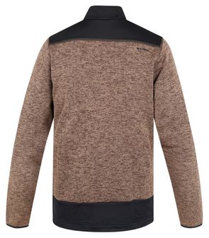 Husky Men&#039;s fleece sweater on zipper Alan m Deep Khaki