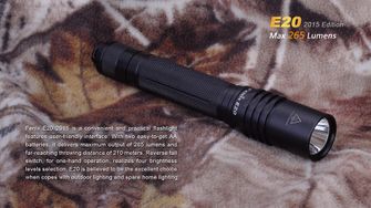 Fenix ​​LED flashlight E20 XP-E2, 265 lumen