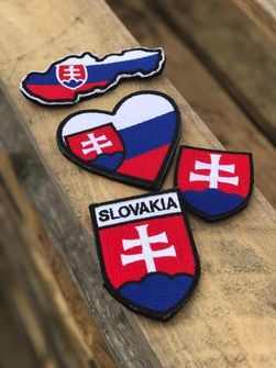 Applique Slovak emblem of heart, 7x7cm