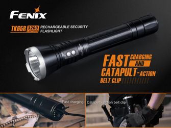 Charging LED flashlight Fenix ​​TK65R, 3200 lumens