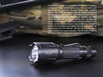 Tactical LED flashlight Fenix ​​TK25 IR, 1000 lumens
