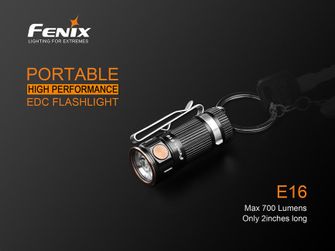 Flashlight Fenix ​​E16, 700 lumens
