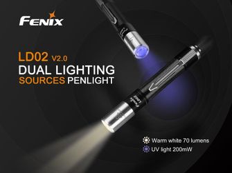 Flashlight Fenix ​​LD02 High Cri + UV