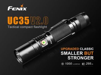 Charging flashlight Fenix ​​UC35 XP-L, 1000 lumens