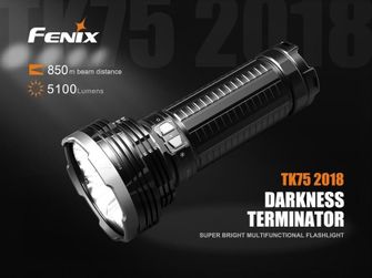 Flashlight fenix tk75 4xCree XHP35 hi, 5100 lumens