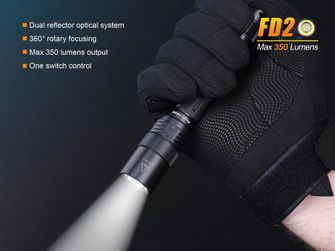 Fenix ​​FD20 focusing flashlight, 350 lumens