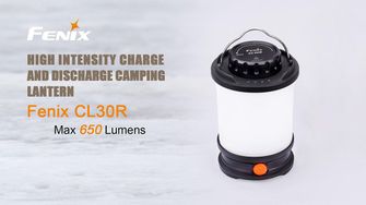 Lucerna Fenix ​​CL30R charging, 650 lumens