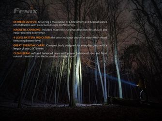 Pocket luminaire Fenix ​​E30R