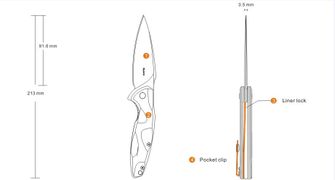 Close Pocket Knife Ruike Fang P105