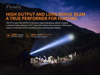 Fenix ​​hunting luminaire HT18