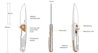 Closing Pocket Knife Ruike M875-TZ