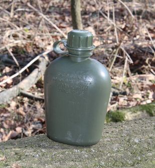 MFH plastic bottle olive, 1l