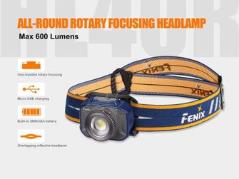 Fenix ​​zooming headlamp HL40R - blue