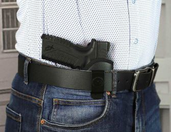 Falco Smith IWB Nylon case for wearing inside the pants Glock 17, black right