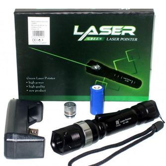 Powull 500mW green laser pointer Zoom