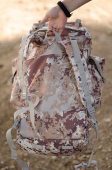 MFH BW waterproof backpack pattern Vegetato desert 65L