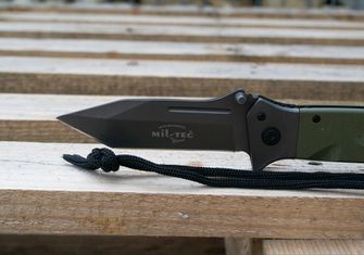 Mil-Tec opening DA35 knife Micarta 22 cm Olive