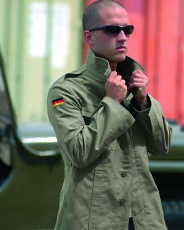 Mil-Tec german od old style molesk.field jacket