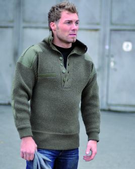 Mil-Tec austrian od wool alpin sweater