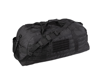 Mil-tec combat large shoulder bag, black 105l